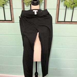 LC Lauren Conrad Black Leggings | Stretch Pull-On | Size M